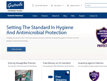 Tablet Screenshot of gratnellsveterinary.com